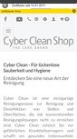 Mobile Screenshot of cybercleanshop.de